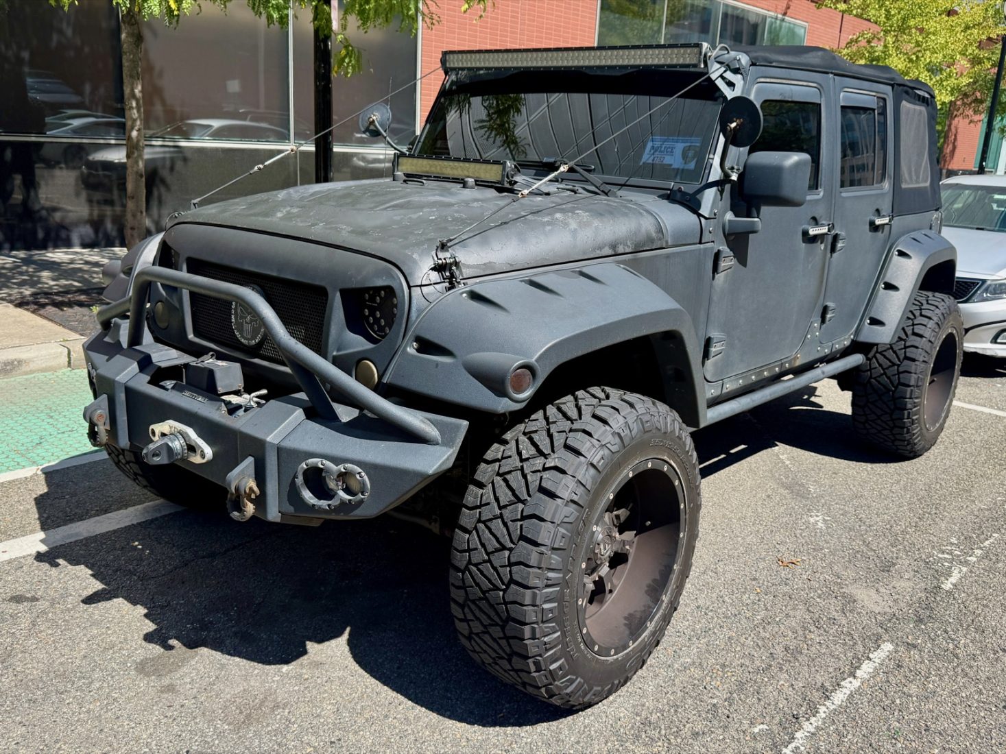Jeep Wrangler Unlimited parked